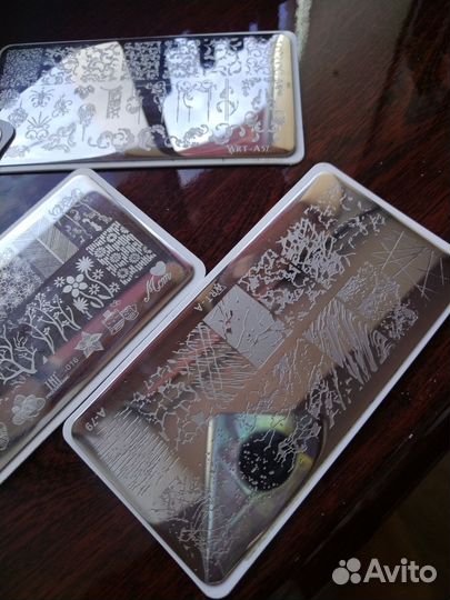 Пластины для стемпинга набор