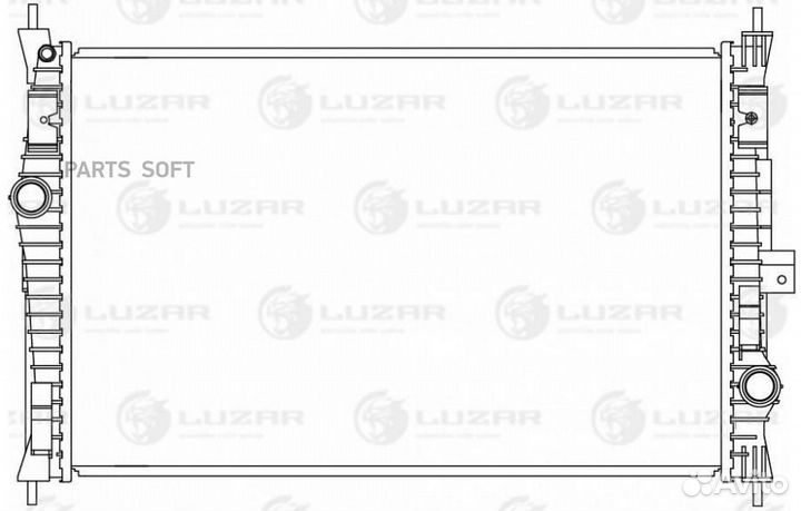 Радиатор охлаждения двигателя Peugeot Expert (K0)