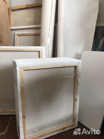 Холст на подрамнике, холст в рулонах