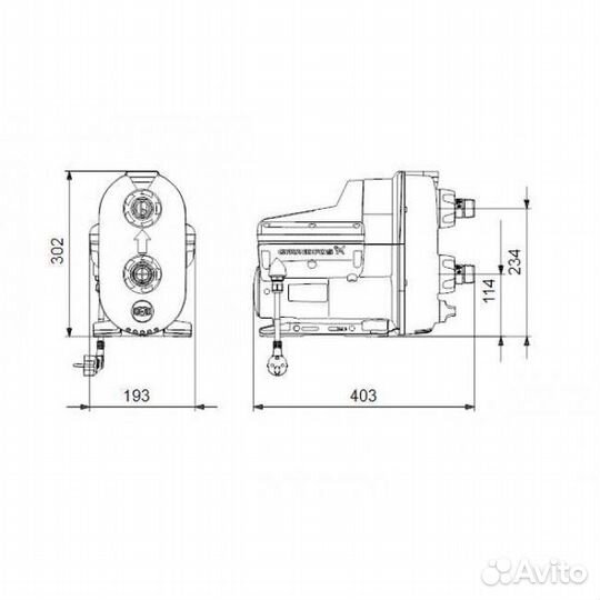 Насосная станция Grundfos Scala2 3-45