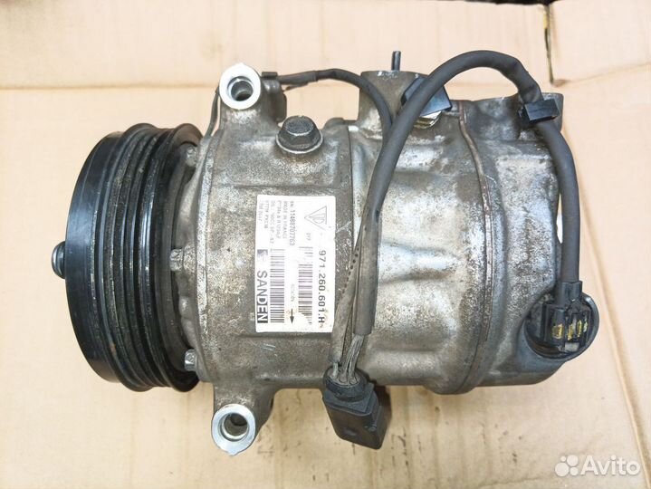 Б/У Б/У Компрессор кондиционера 971260601H porsche