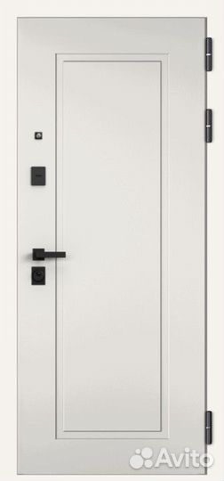 Дверь входная металлическая с зеркалом