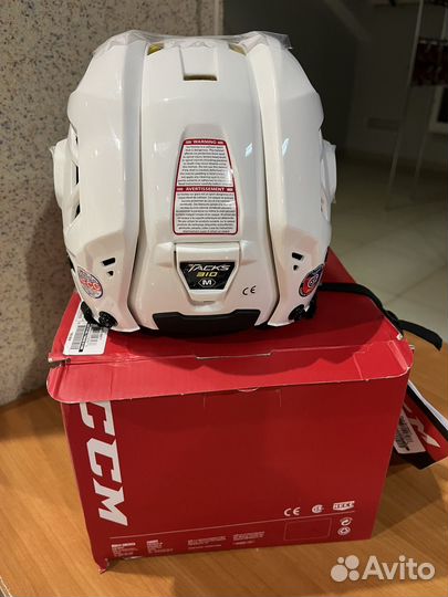 Шлем хоккейный CCM tacks 310 M белый