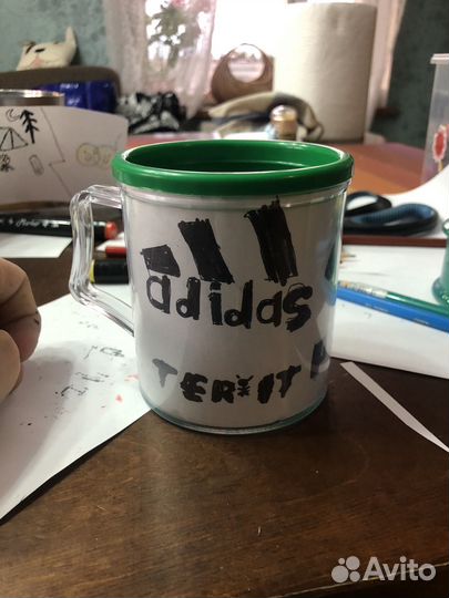 Дизайн (бумажный) для кружки под вставку