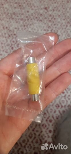 Переходник RCA(G) -svhs (S-Video)