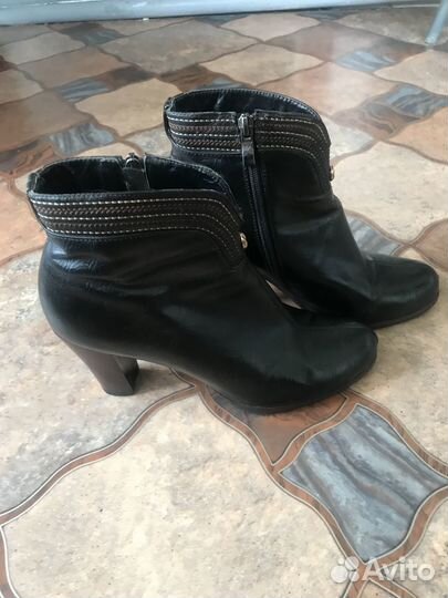 Бутельоны женские кожаные