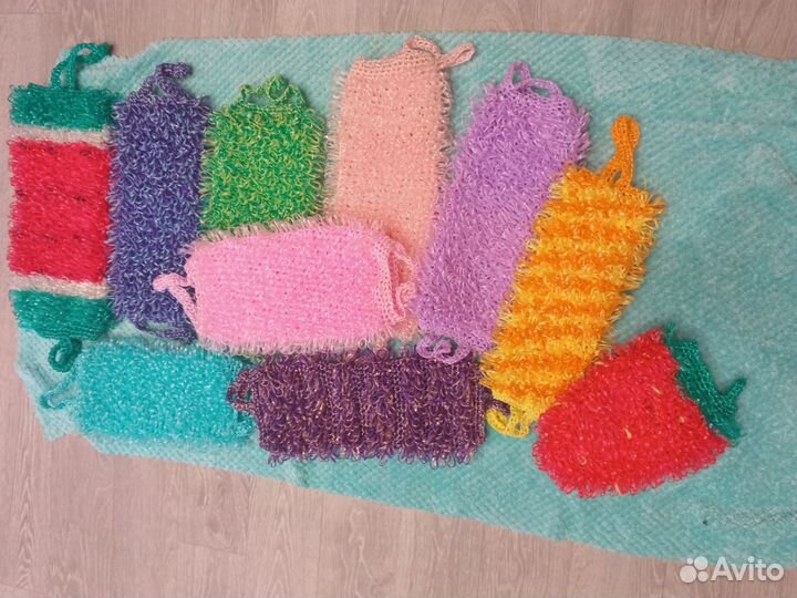 Мочалка ручной работы