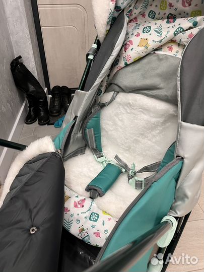 Санки коляска детские ника nika 7-2 новые