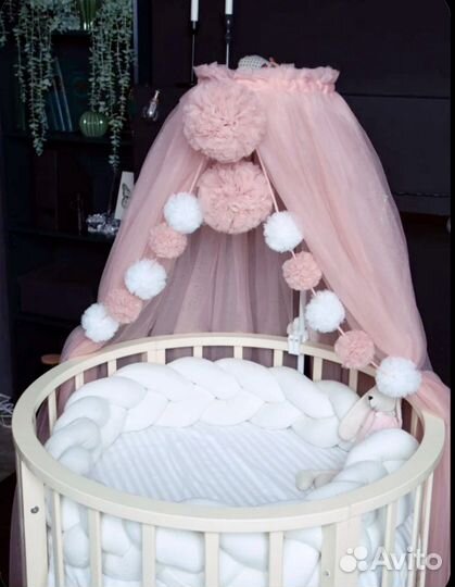 Балдахин в детскую кроватку