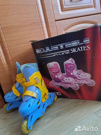 Роликовые коньки детские раздвижные