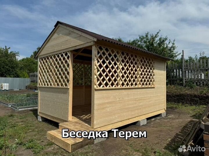 Деревянные беседки