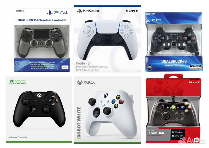 Геймпад PS5 PS4 PS3 Xbox Series X/S Xbox ONE/360