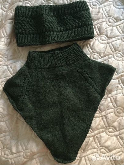 Комплект шапка и шарф женский