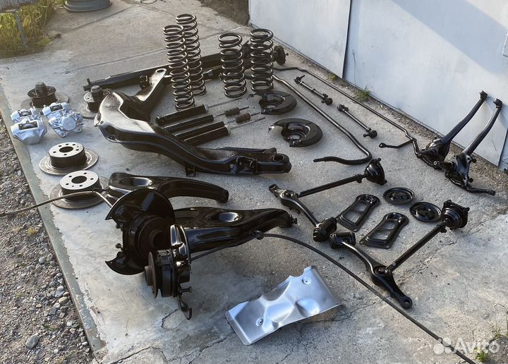 Рычаги полуоси и другие детали подвески w123
