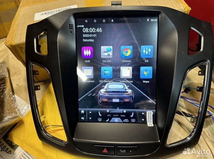 Андроид форд фокус 3. 2-32гб. стиле тесла