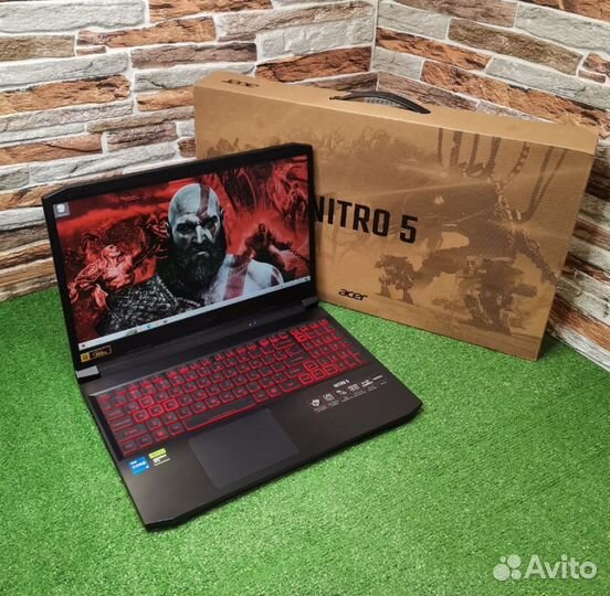 Игровой ноутбук Acer nitro 5 i5 11го/RTX 3050/ssd