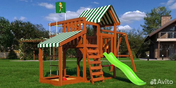 Новый детский спортивный комплекс для дачи