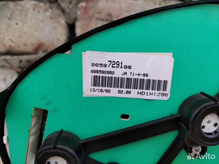 Щиток приборов Пежо 206 Peugeot 206