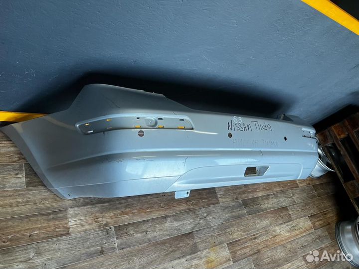 Задний бампер Nissan Tiida C11(Седан/хетчбэк)