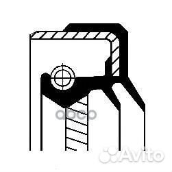 Сальник дифференциала 01035433b Corteco