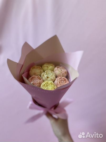 Шоколадные пионы