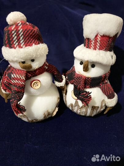 Новогодняя игрушка, елочные игрушки, снеговик