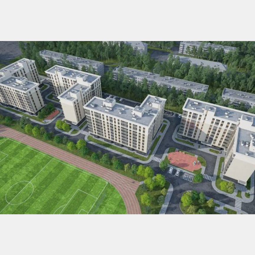 2-к. квартира, 57,4 м², 5/9 эт.