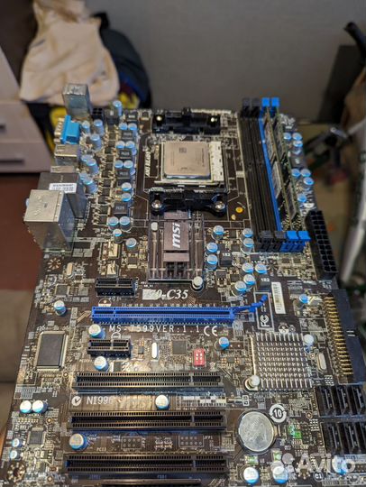 Материнская плата AM3 + с процессором и памятью