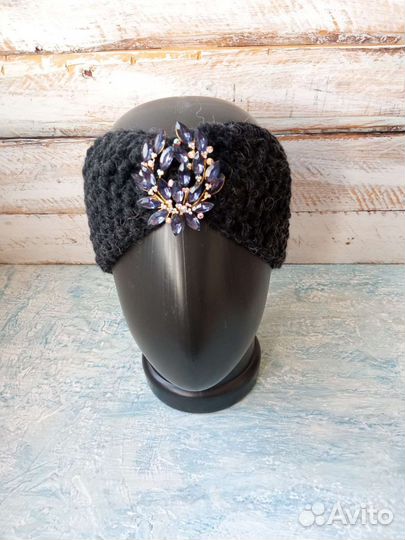 Вязаная повязка на голову