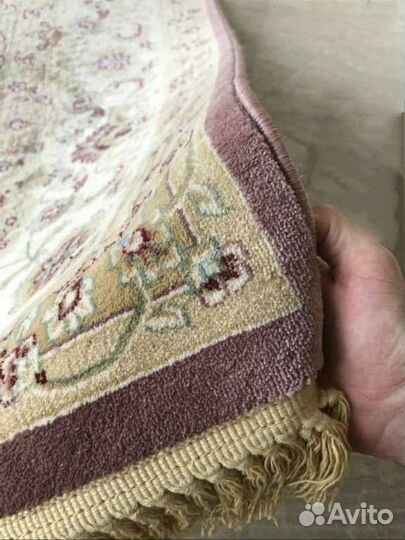 Ковер шелковый 2.40см на 3.40 мраморный эффект