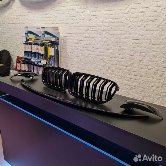 BMW F10 M performance решетки спойлера накладки
