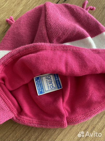Шапка для девочки новая, 46-48. Польша