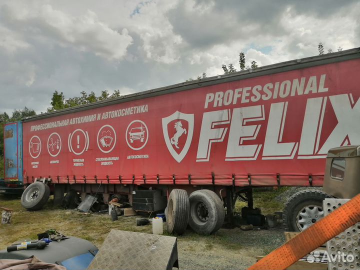 Полуприцеп тентованный Groenewegen DRO 12-27, 1998