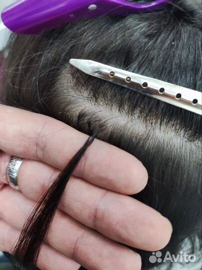 Модель на наращивание волос