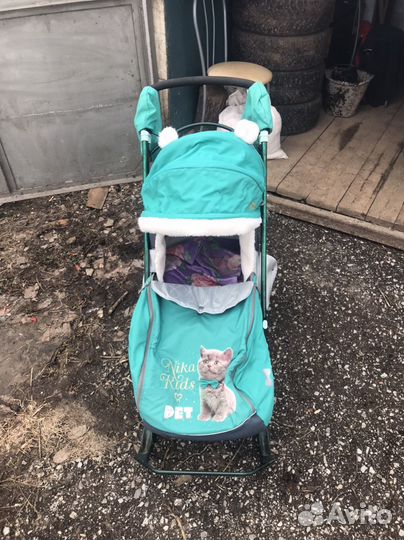 Коляска санки