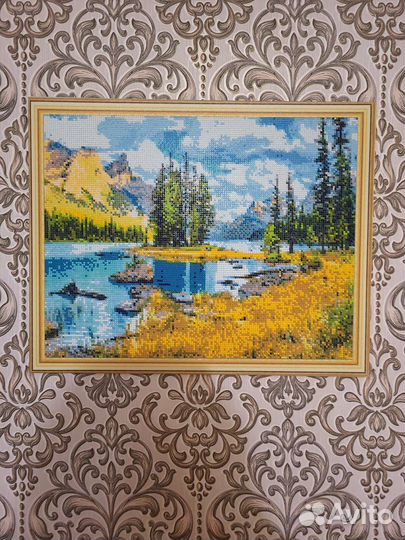 Алмазная мозаика готовые работы