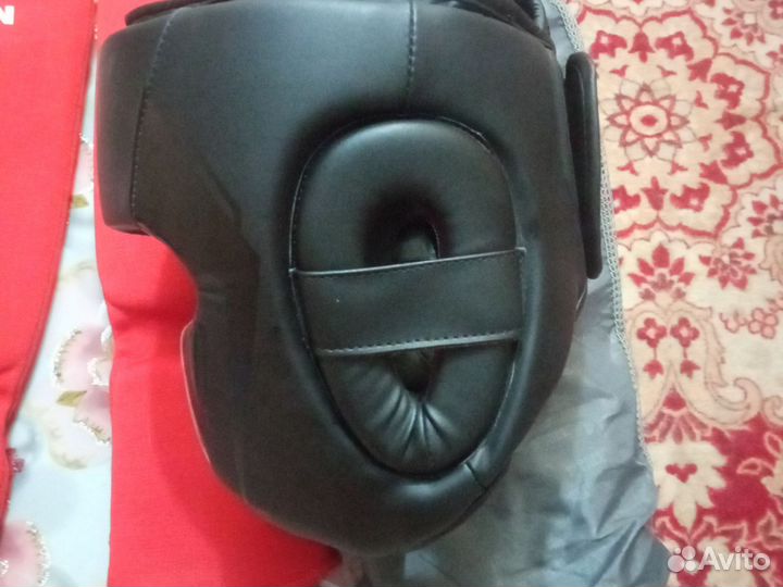 Шлем боксерский venum черный