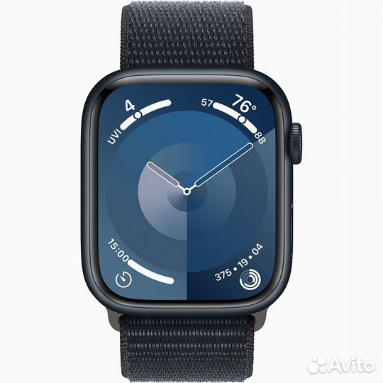 Apple Watch Series 9, 45 мм Midnight, Sport Loop