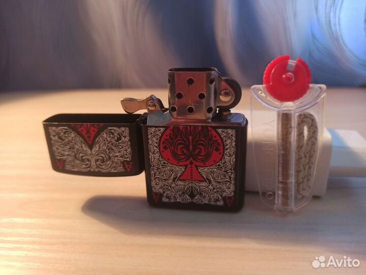 Фитиль и кремний в дозаторе, зажигалок Zippo