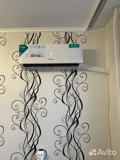 Установка кондиционеров, закладка трассы