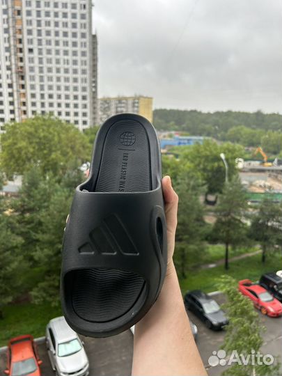 Шлепки мужские adidas adicane black slide 41-45