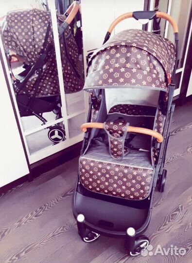 Детские коляски 3 в 1 из эко кожи
