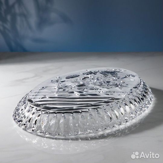 Блюдо «Роза», хрусталь