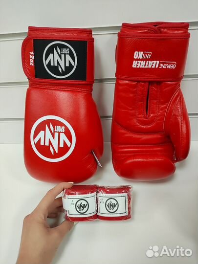 Боксерские перчатки 10 унций, 12 унций шлем, капа