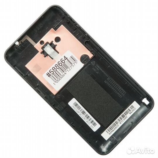 Задняя крышка для Asus ME560CG-1B, черная ME560CG