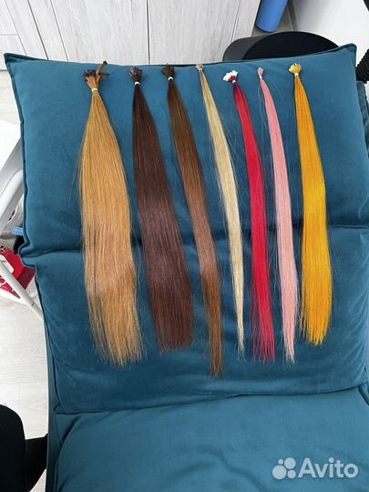 Волосы для наращивания 50-65см новые