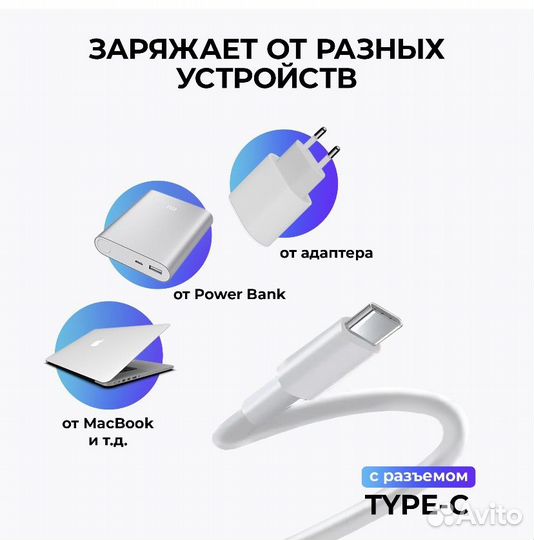 Зарядка для iPhone type c (2 метра)the lighting