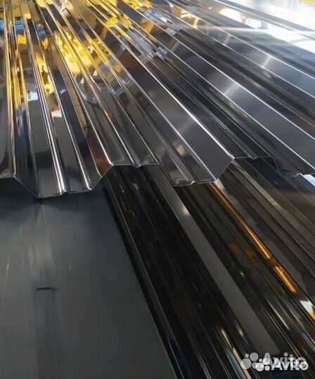 Профнастил нс35 / Профлист / цинк / 0.5 / лист 0.5