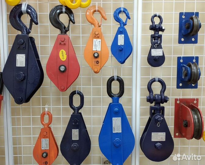 Блоки монтажные для автокранов (полиспасты)