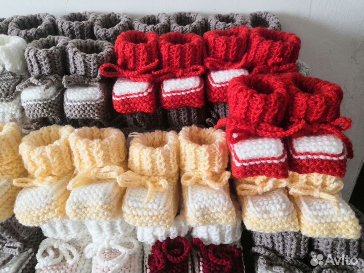 Пинетки вязаные